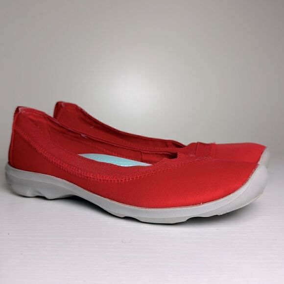 CROC Busy Day Red Stretch Slip On Women’s Size 6m - Picture 1 of 10